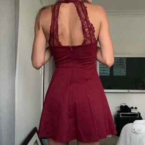 Lulus High Neck Mini Dress